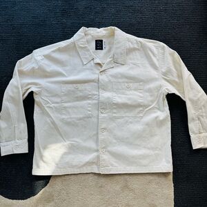 Original Use for Target Men’s Oversized Boxy Cropped Length Overshirt Shacket